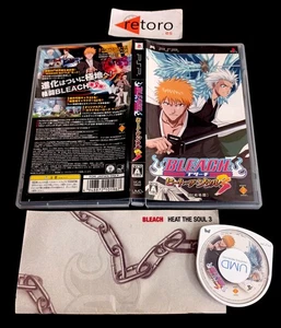 BLEACH 3 HEAT THE SOUL Sony PSP JAP UMD Complete - Picture 1 of 2