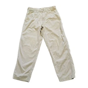 Old Navy Corduroy Painters Pants 8-Wale Jeans – Size 34x33 – Carpenter Cargo Y2K - Picture 1 of 8