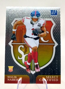 2024 Panini Select - Select Certified Rookies Malik Nabers #6 Rookie NY Giants - Picture 1 of 2