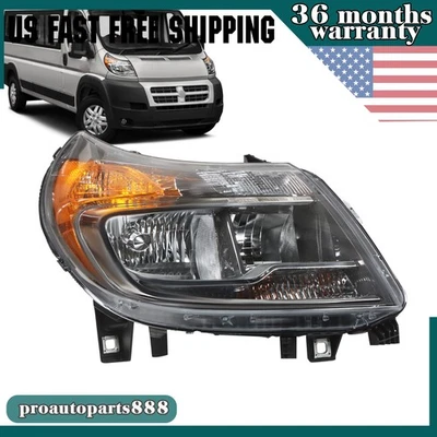 Headlight Assembly w/DRL Right Side For 2014-2022 RAM ProMaster 1500 2500 3500 - Image 1 of 4