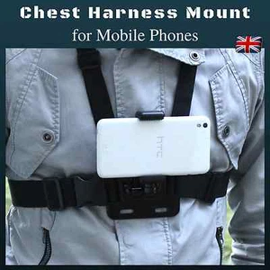 Chest Body Strap Harness Mount Holder for Mobile Phones iPhone Samsung HTC Sony - Picture 1 of 6