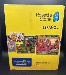 Rosetta Stone Espanol Spanish Latin America Level 1 Set Learning - Picture 1 of 4