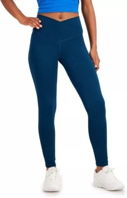 JENNI Womens Leggings Crossover Waist Stretch Legion Blue NWT - Various sizes - Image 1 of 4