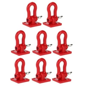 8pcs RC Rock Crawler 1:10 Accessorio gancio di traino per Axial SCX10 RC4WD D90 - Foto 1 di 8