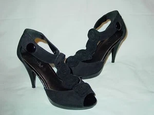Womens Sexy Feminine Candies High Heels Pumps Shoes Stilettos 6 Med Floral Roses - Picture 1 of 8