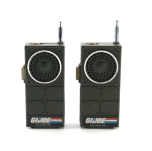 Vintage 1983 GI Joe offizielles Modell Solid State zwei Walkie Talkies LESEN - Bild 1 von 14
