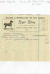 Dept 72 - Sillé le Guillaume Place du Marché aux Bestiaux - Belle Headête from 1920 - Picture 1 of 1