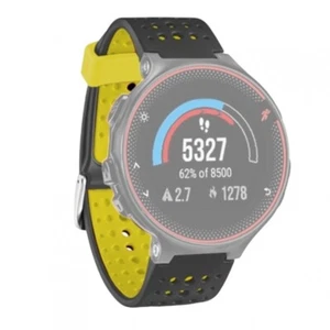 Bracelet Montre Pour Garmin Forerunner 220 230 235 630 620 735XT Noir Jaune - Photo 1 sur 2