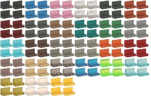 Lego Brick 4865 Panel 1 x 2 x 1 . Select Colour. 4 per lot - Picture 1 of 37