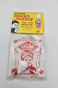 Vintage Amazing Skull Puzzle Neuheit Spielzeug Hongkong - Bild 1 von 2
