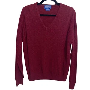 Pendleton Sweater Mens Large Lambswool Wool Washable Outdoor Business Casual - Picture 1 of 8