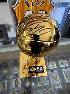 Fanatics Authentic Shaquille O'Neal Auto 12" 3x Champion Larry O'Brien Trophy - Picture 1 of 5