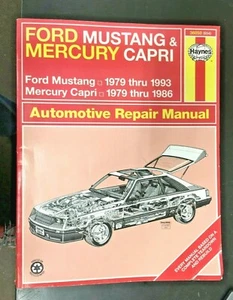 Haynes Repair Manual 36050 Ford Mustang 79-93 Mercury Capri 79-86 - Picture 1 of 2