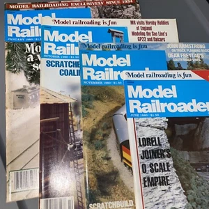 Model Railroader 1980 Jan Oct Nov June Magazine - Picture 1 of 6
