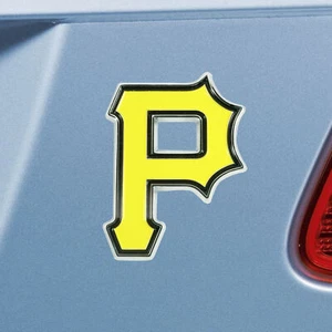 PITTSBURGH PIRATES - COLOR AUTO EMBLEM - 3" X 3" - Picture 1 of 4