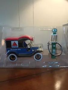 Citgo Diecast 1912 Ford Model T Delivery Truck Coin Bank & Wayne Gas Pump - Picture 1 of 10