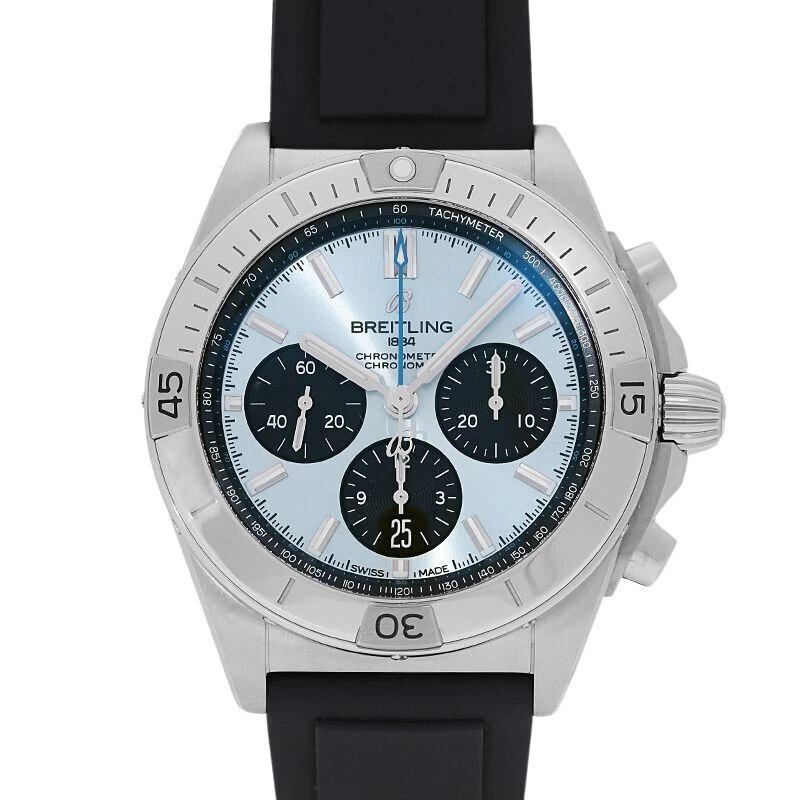 Breitling Chronomat Ice Blue Men's Watch  - PB0134101C1S1