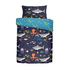 Modern Bedlam Kids Sea Life Glow in the Dark Duvet Cover Set or Taped Curtains