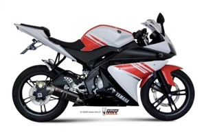 Scarico Completo MIVV GP Nero Acciaio inox per Yamaha Yzf R125 2008 > 2013 - Foto 1 di 5