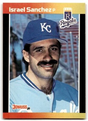 1989 Donruss Israel Sanchez P Kansas City Royals #474 - Image 1 of 2