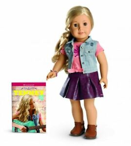 NEW Tenney Grant  American Girl Doll (Blonde hair, brown eyes) with Book. NIB 