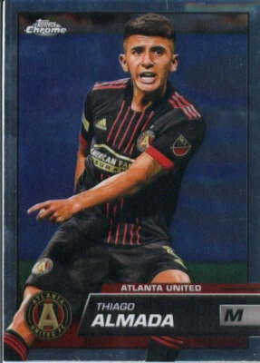 2023 Topps Chrome MLS #185 Thiago Almada Atlanta United - Image 1 of 2