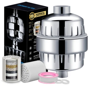 Shower Head Filter Removes Chlorine Fluoride and Harmful Substances Hard Water - Picture 1 of 12