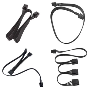 Cable de alimentación Molex SATA IDE 8p 6p a 3 puertos para EVGA 650BQ 750BQ 850BQ 1000GQ - Imagen 1 de 9