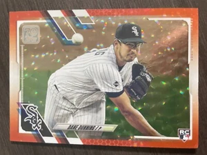 2021 Topps Baseball Dane Dunning Series One Orange Foilboard RC /299 read - Picture 1 of 4