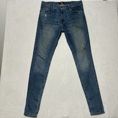 Hollister Super Skinny Advanced Stretch Men's Jeans Leg Distressed 36x36 - Image 1 of 4
