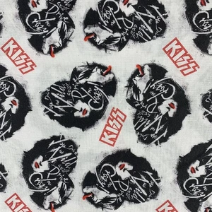 Kiss Drive You Crazy Rock Metal Band 44" tela de algodón CP71057 vendido por yarda - Imagen 1 de 10