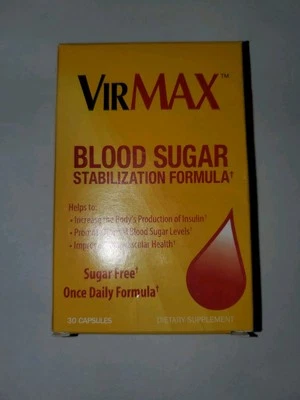 VirMax 血糖稳定配方补充剂 7/25! — 第 1/2 张图片