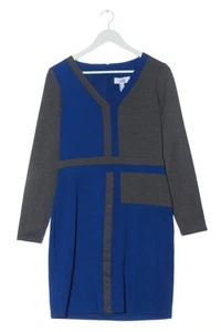 BADGLEY MISCHKA Jurk met lange mouwen Dames Jurk Maat EU 44 blauw-lichtgrijs - Afbeelding 1 van 5