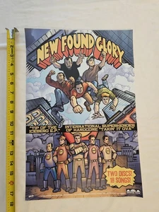 NEW FOUND GLORY Promo Poster - Tip Of The Iceberg EP - Picture 1 of 1