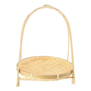 Bambú Tejer Paja KöRbe Animal Rack Mimbre Fruta Pan Almacenamiento de Alimentos K6035 - Imagen 1 de 6
