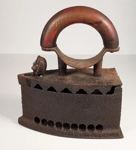 Antik Bügeleisen, Kohleneisen, Iron, #B581 - Bild 1 von 9