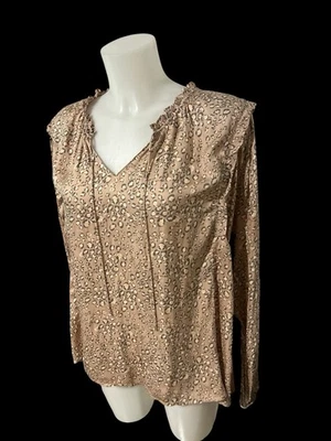 Nuevo sin etiquetas Top para mujer Dolan Left Coast Collection talla XL rosa polvoriento gris manga larga Foto 1 de 4