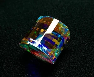HIGH QUALITY MYSTIC Topaz Faceted Rainbow Fire 70 Ct Fancy Cut Loose Gemstone - Picture 1 of 4