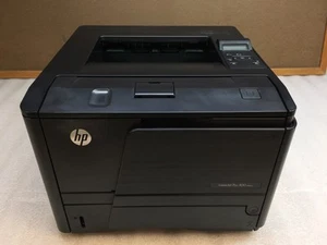 HP LaserJet Pro 400 M401dne Monochrome Laser Printer 74K Pg Ct Toner Included - Afbeelding 1 van 12