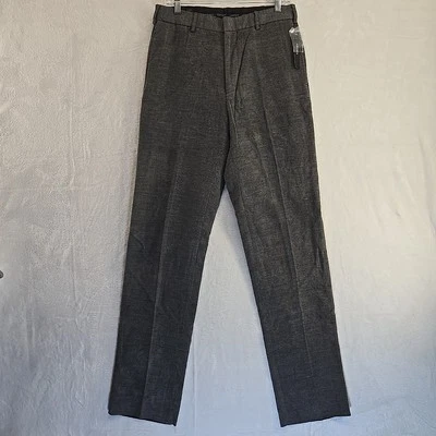 Pantalones Ponte DKNY Pierna Recta Mujer 30 Gris Carbón Rayón Sin Dobladillo Cápsula Nuevos Foto 1 de 4