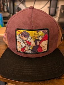 Street Fighter Ryu vs Ken Wildleder braun schwarz Snapback Capslab Marke - Bild 1 von 3