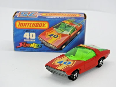 Matchbox Superfast Streakers No.40 Guildsman Vnm IN NM J Scatola 1975-76 - Immagine 1 di 4