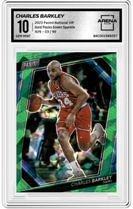 CHARLES BARKLEY / 2024 Panini National VIP Gold Pack VERDE Sparkle #'d/99 - Imagen 1 de 2