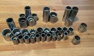 "Enchufes de accionamiento de 1/2"" EE. UU. Craftsman Proto Plomb Williams Giller Thorsen Husky Tools" - Imagen 1 de 8