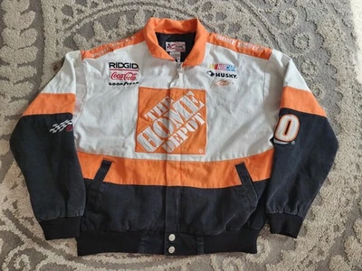 Chaqueta de carreras pequeña vintage Nascar Chase Authentics Tony Stewart #20 Home Depot  Foto 1 de 4