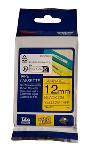 Brother Original P-touch Schriftband TZe-631 12 mm, schwarz auf gelb  - Bild 1 von 1