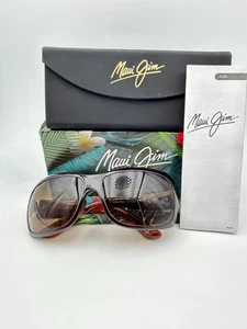 MAUI JIM Polarized Sunglasses MJ278 70 Spartan Reef Brown Tan HCL Bronze NIB - Picture 1 of 6