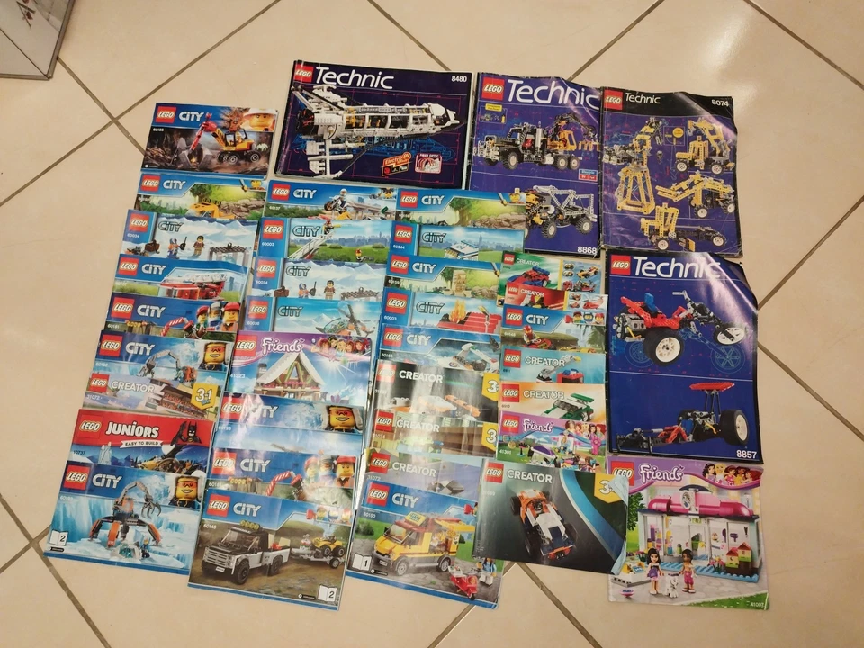 Gross Lot 60 Notice Lego - Certains anciens. Lego Technic, Lego City, Lego Creat - Photo 1/4