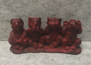 Figura de resina Four Wise Rabbits Hear See Speak Do No Evil - Imagen 1 de 6