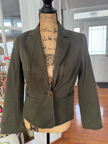 GIACCA VERDE VALENTINO KAKI TAGLIA 44 TAGLIA 8 (ja200